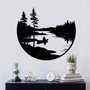 Wallity Accesorio Decorativo de Pared de Metal Negro